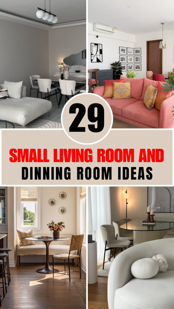 Small Living Room Dining Room Combo